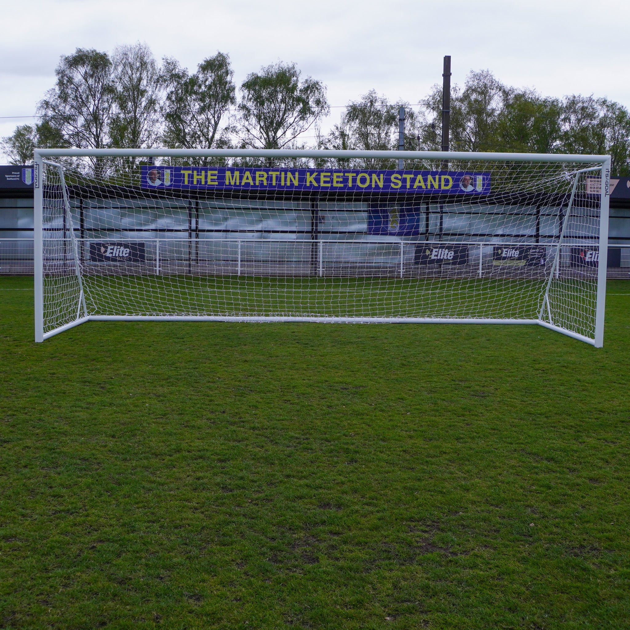 24x8 Folding Aluminium Goal Post