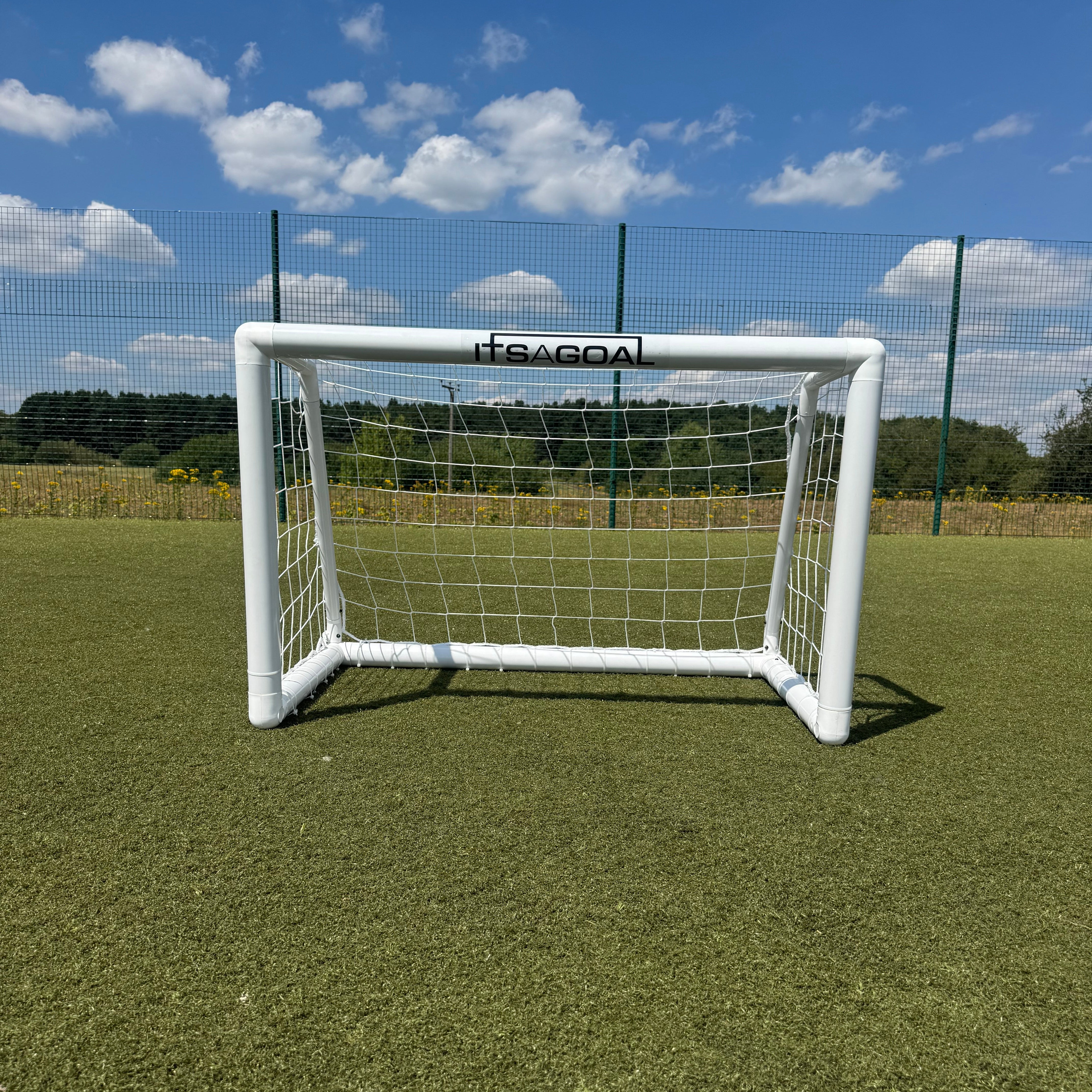 3v3 Plastic Football Goal Posts - (uPVC 4x2.5)