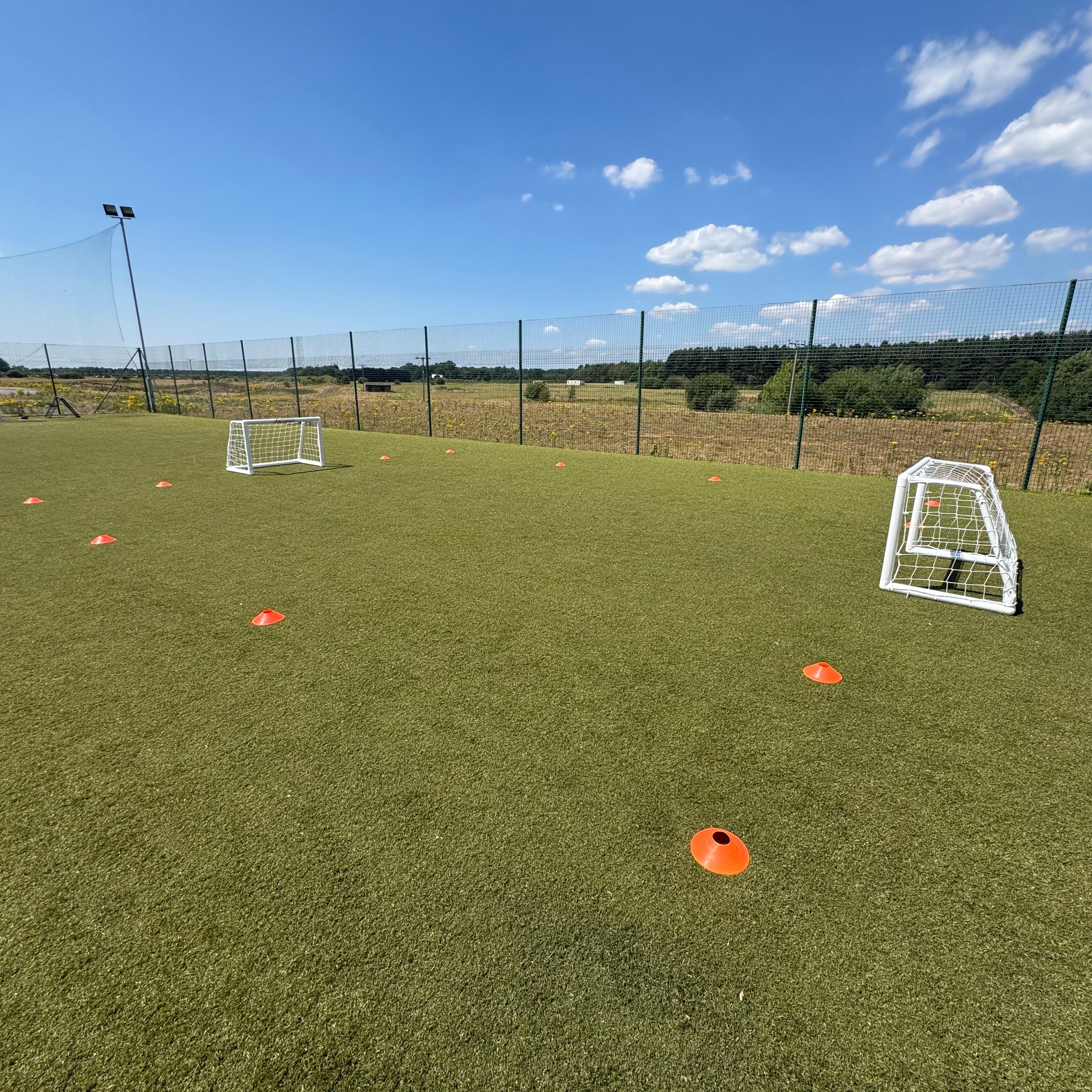 3v3 Plastic Football Goal Posts - (uPVC 4x2.5)