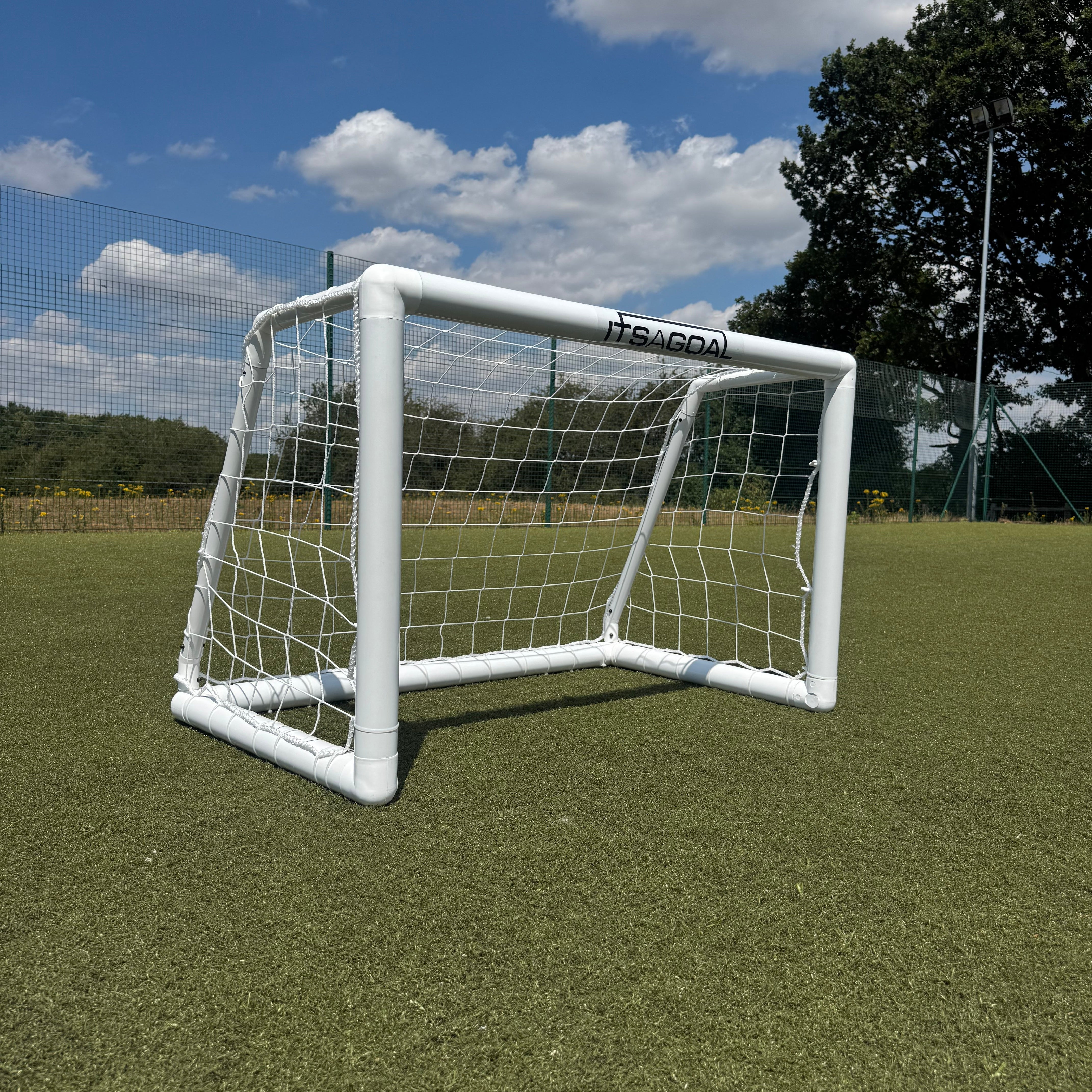 4x2.5 Plastic Football Goal Posts - (uPVC)