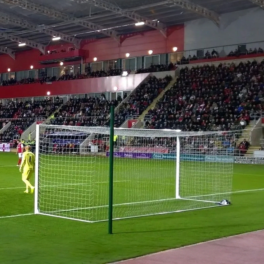 Stadium Socketed Aluminium Goal Posts 24x8 (Stadium Package)