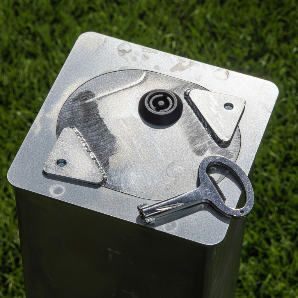 Aluminium Oval Socket Cap and Key