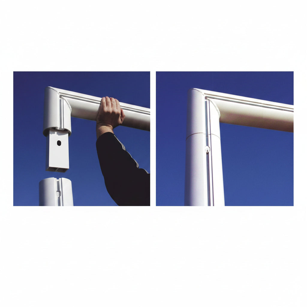 12x6 Socketed Aluminium Goal