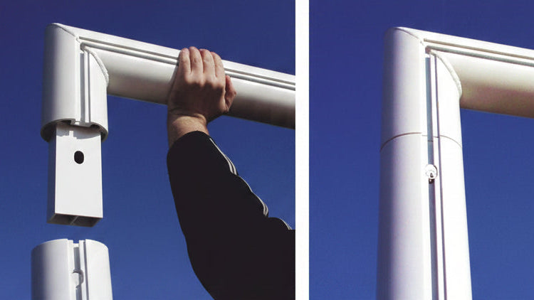 12x6 Socketed Aluminium Goal