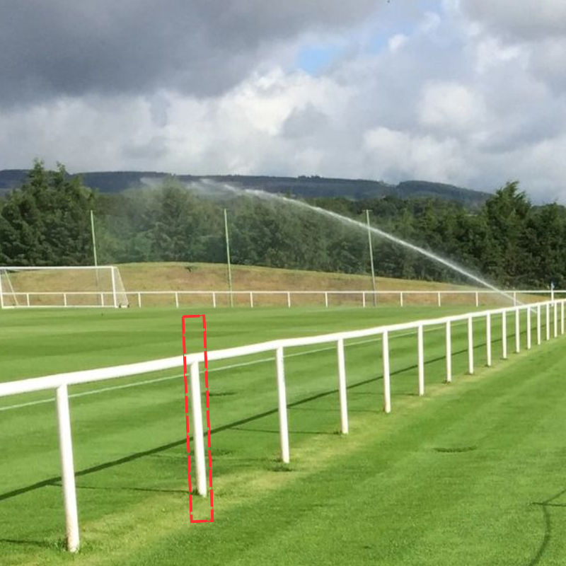 1.5m Upright Socketed Barrier