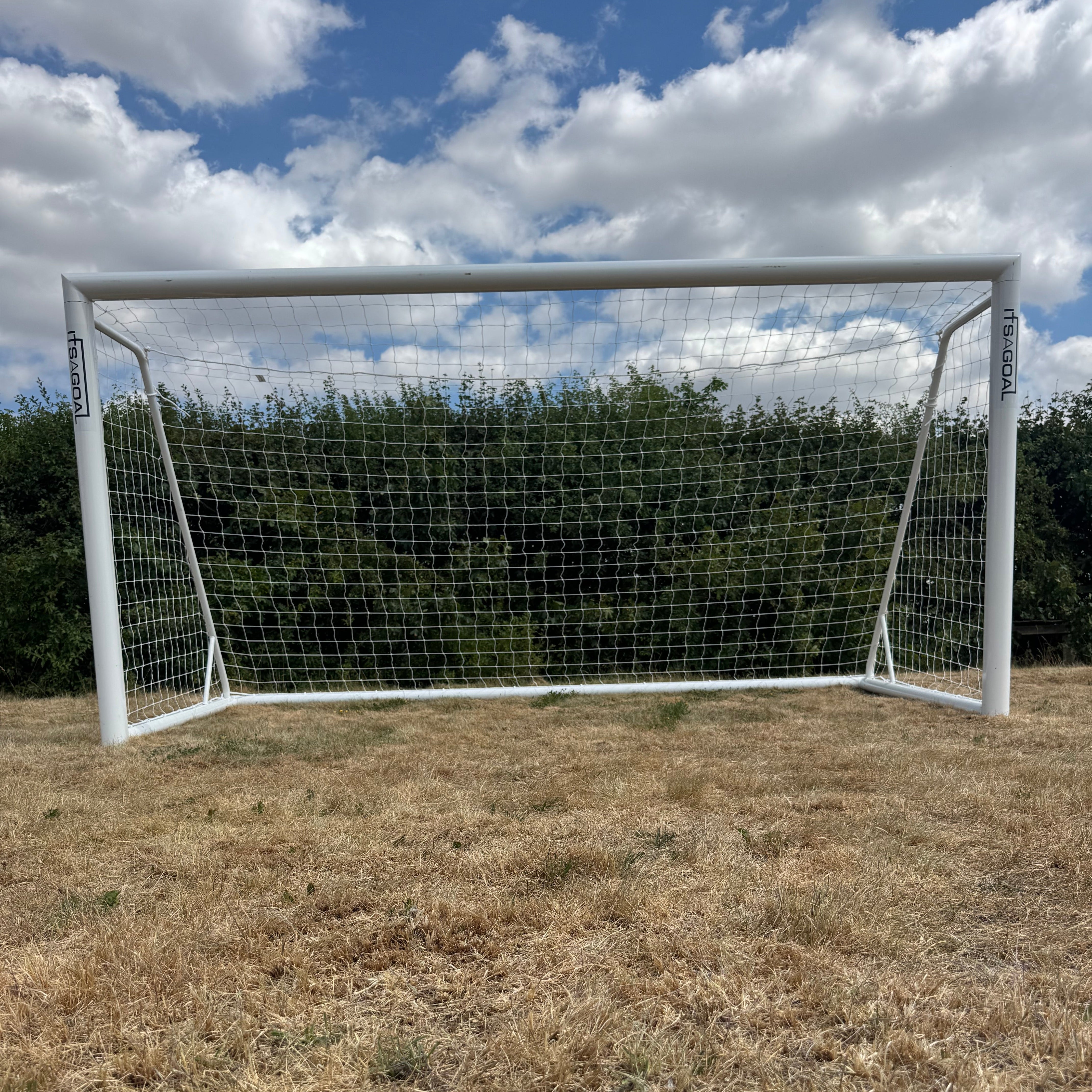 12x6 folding goal post front