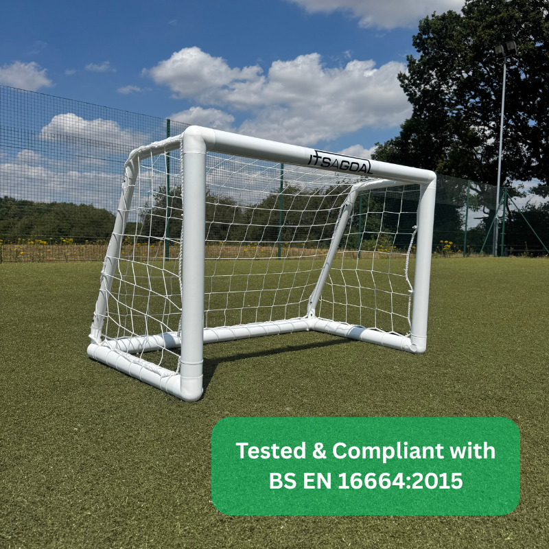 3v3 Plastic Football Goal Posts - (uPVC 4x2.5)
