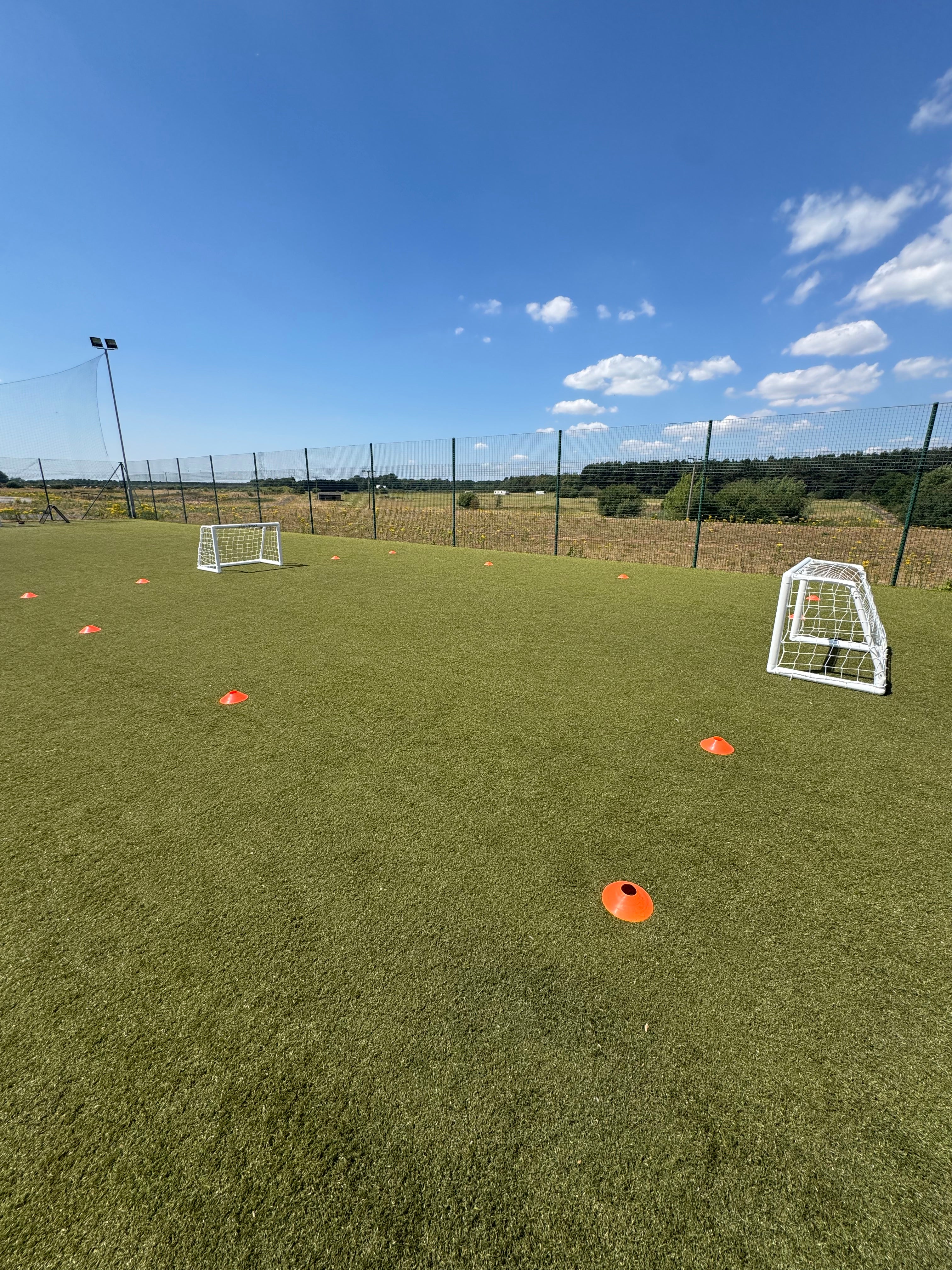 4x2.5 Plastic Football Goal Posts - (uPVC)