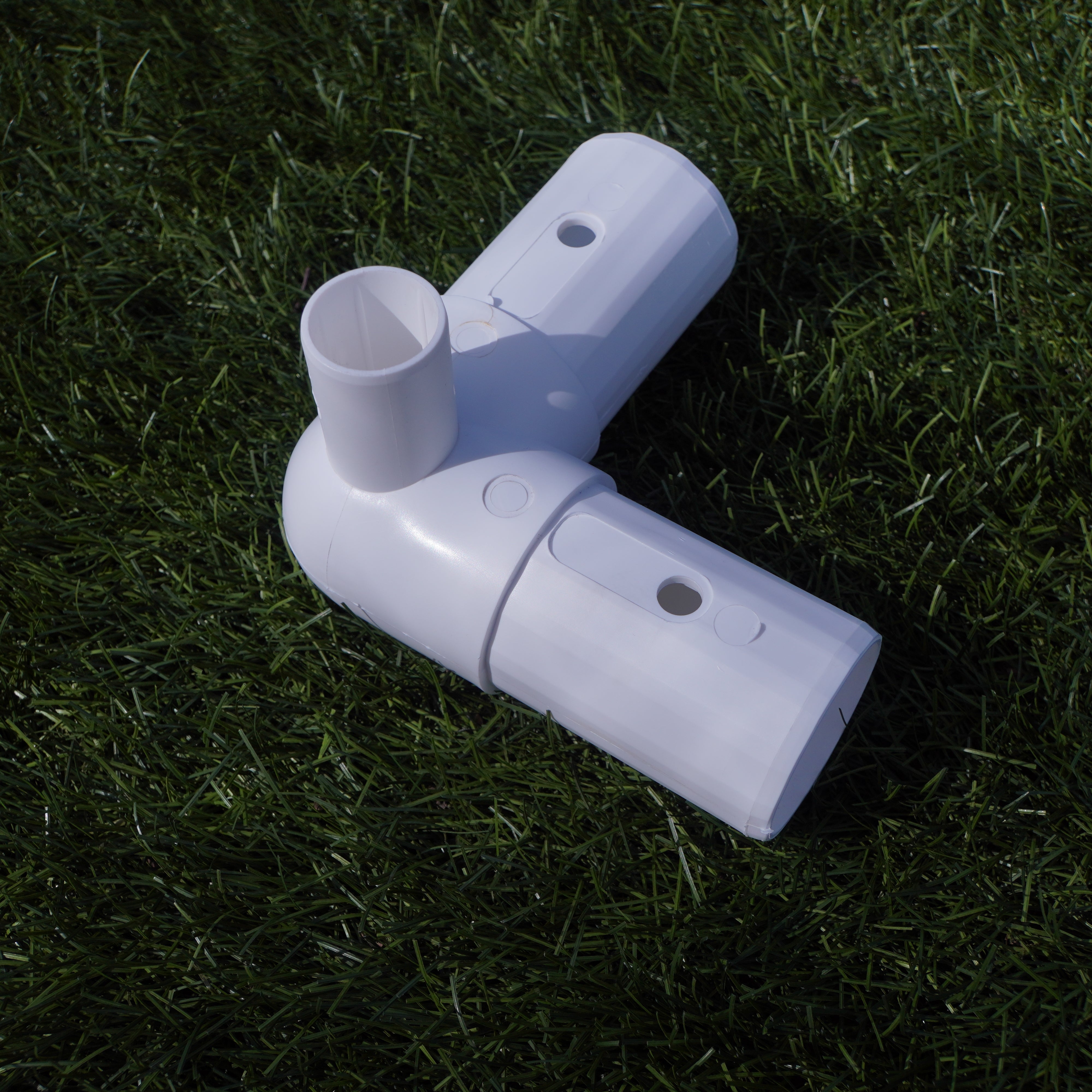 Corner Bracket with Spigot 70mm - (UPVC Cross/back bar)