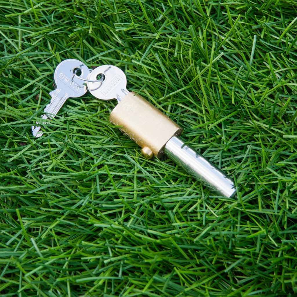 Brass Lock & Key (Folding / Anti Vandal)